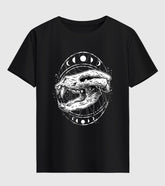 Dog Skull Half Sleeve T-Shirt